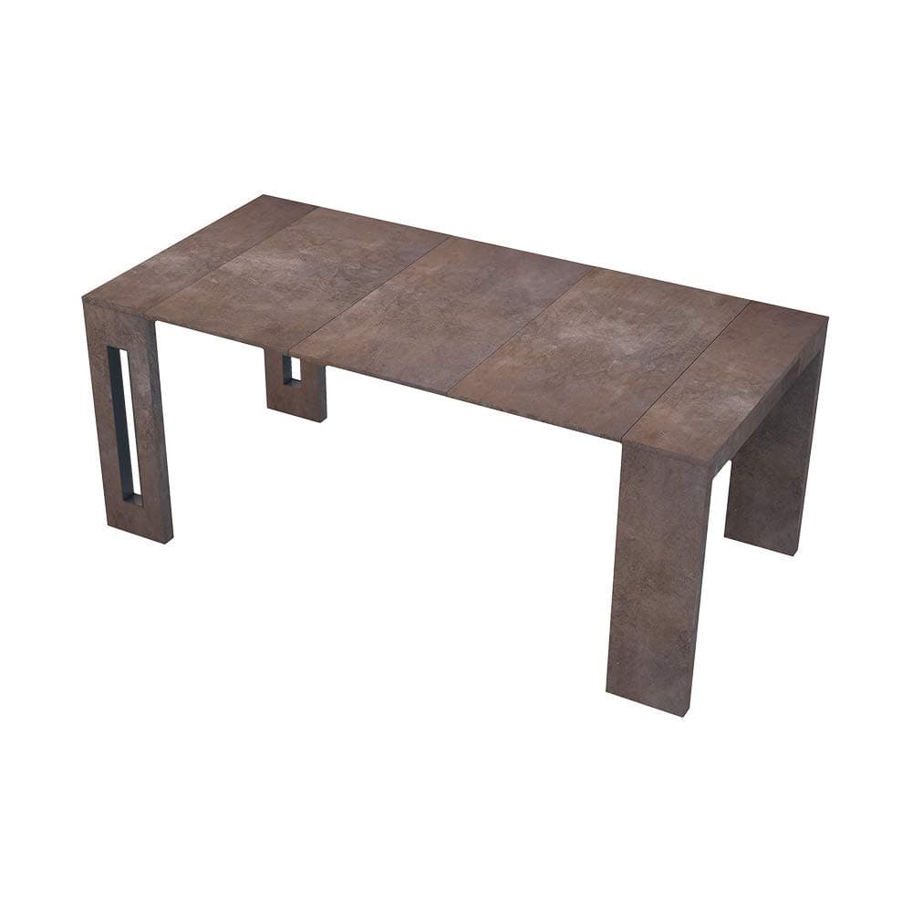 SELSEY Romansia – Italian Made Extending Dining Table/Hallway Console/Desk (120 cm, Copper)