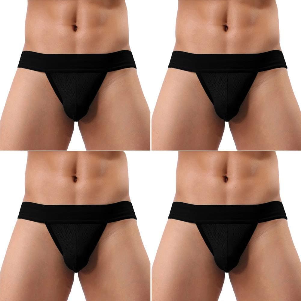 Mens Micro Mesh Stretch Bikini Briefs Pouch Underwear