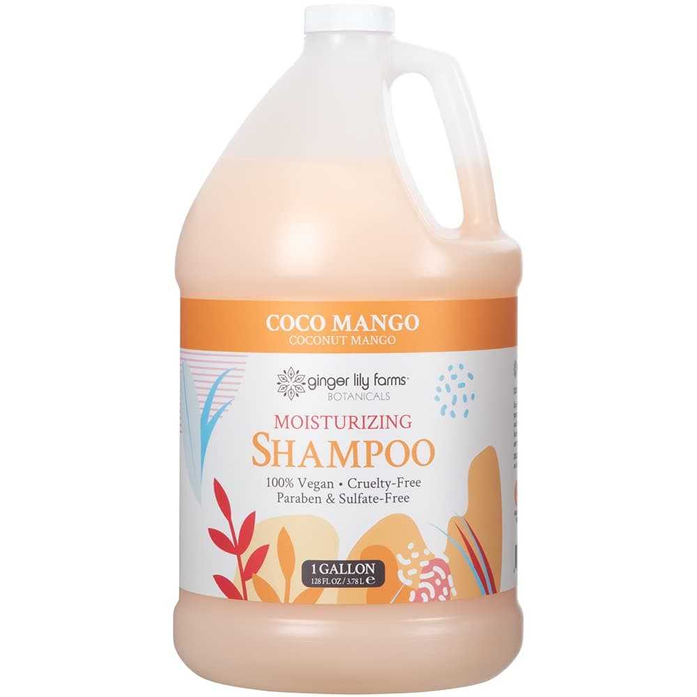 For Pro Ginger Lily Farms Botanicals Shampoo Gallon, Coco Mango, 128 Fluid Ounce