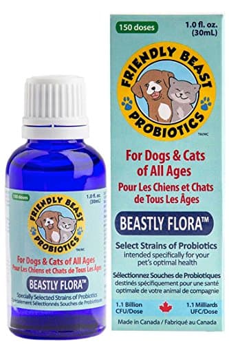 FRIENDLY BEAST PET PROBIOTICS, BEASTLY FLORA 30ML EXTRA VALUE BOTTLE