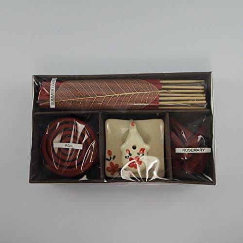 New Incense Spa Thai Box Gift Set Elephant Red Rosemary Cone Scent Aroma Stick Buddha