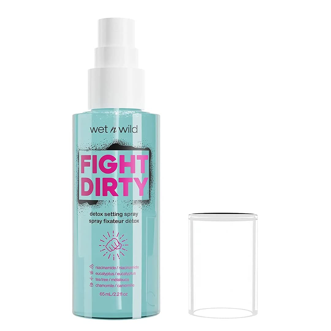 Wet 'n' Wild, Fight Dirty, Makeup Clarifying Setting Spray with Hydrating and Balancing Formula for a Long-Lasting Makeup, Mask-Proof, Transfer-Proof and Anti-Pollution, Natural Finish