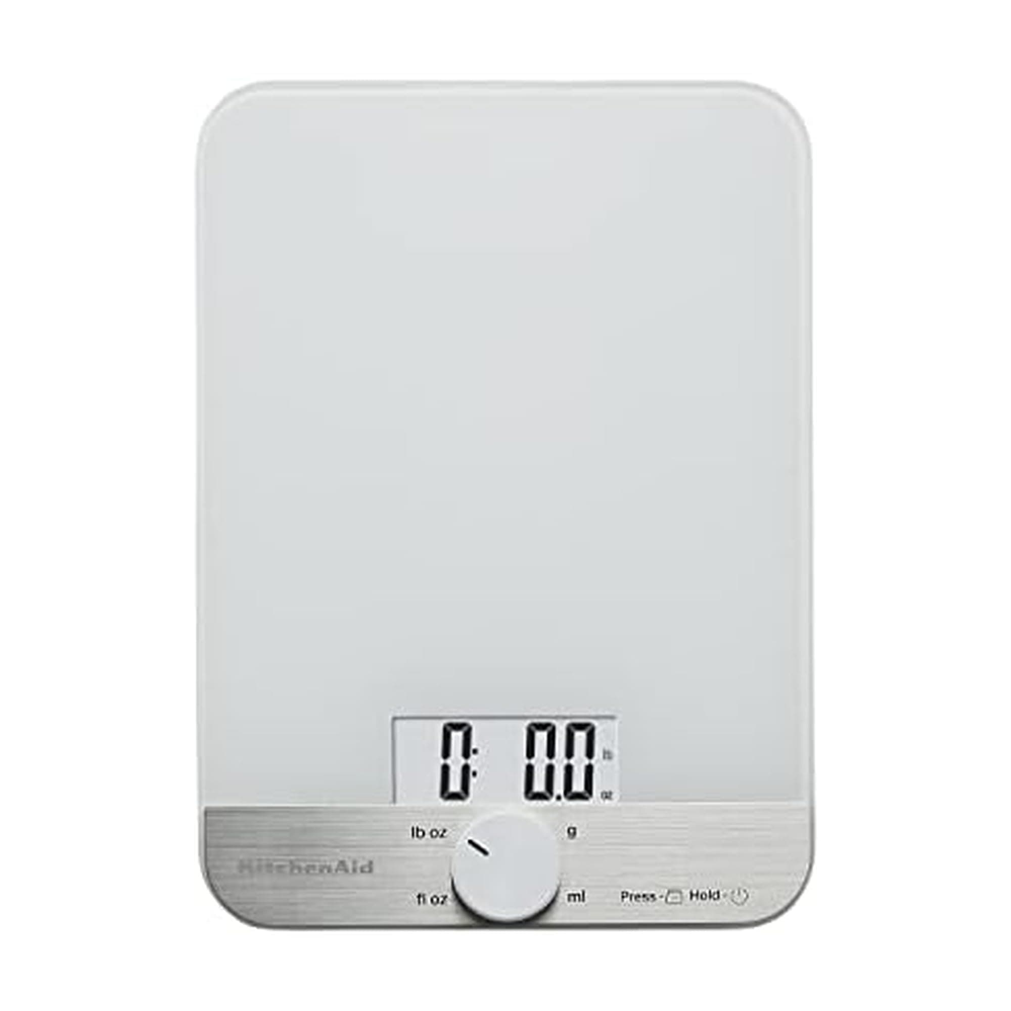 KQ908 Glass Surface 11 Pound Capacity Digital Kitchen and Food Scale, White