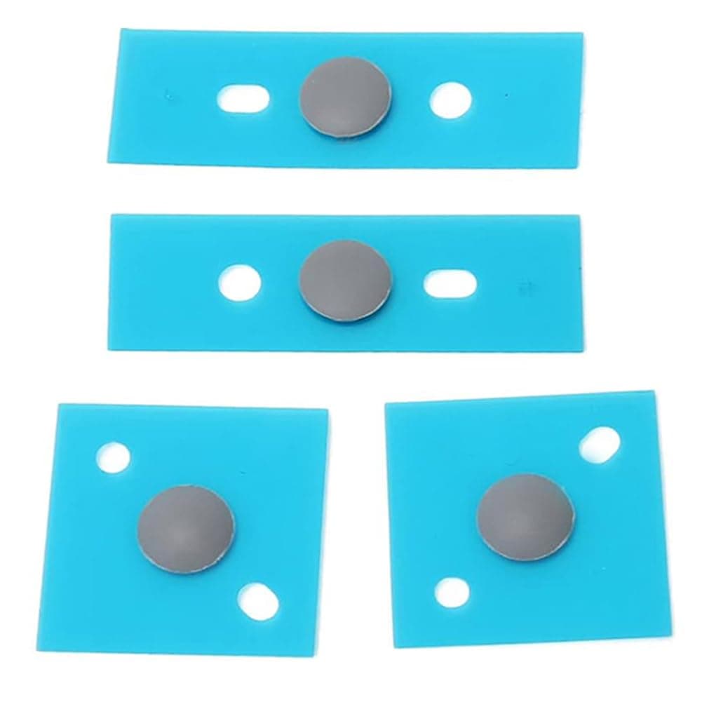 WESAPPINC Rubber Feet Replacement for Microsoft Surface Laptop 3 4 5 Generation Anti-Slip Foot Pads (Silver)