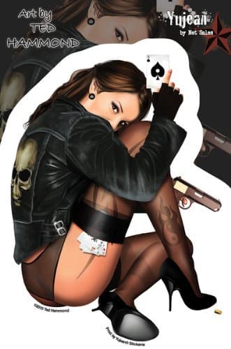 Ace Pin-Up Girl - Sticker/Decal