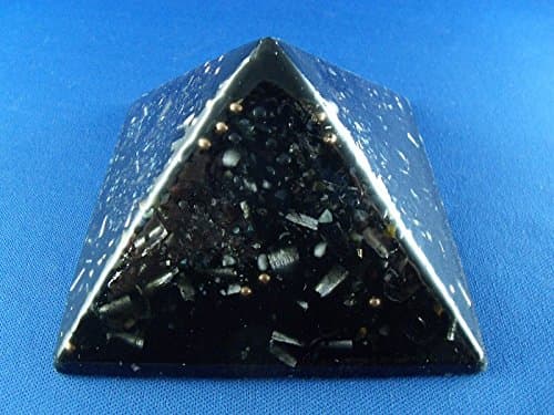 Black Sun Large Pyramid Orgone Generator Energy Accumulator PERFECT GIFTING TOOL!!!! Made 528Hz Frequency with OM Chants Many Beautiful Ingredients!!