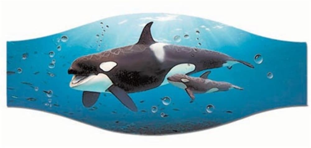 SeaScapes Killer Whale Mask Strap Cover