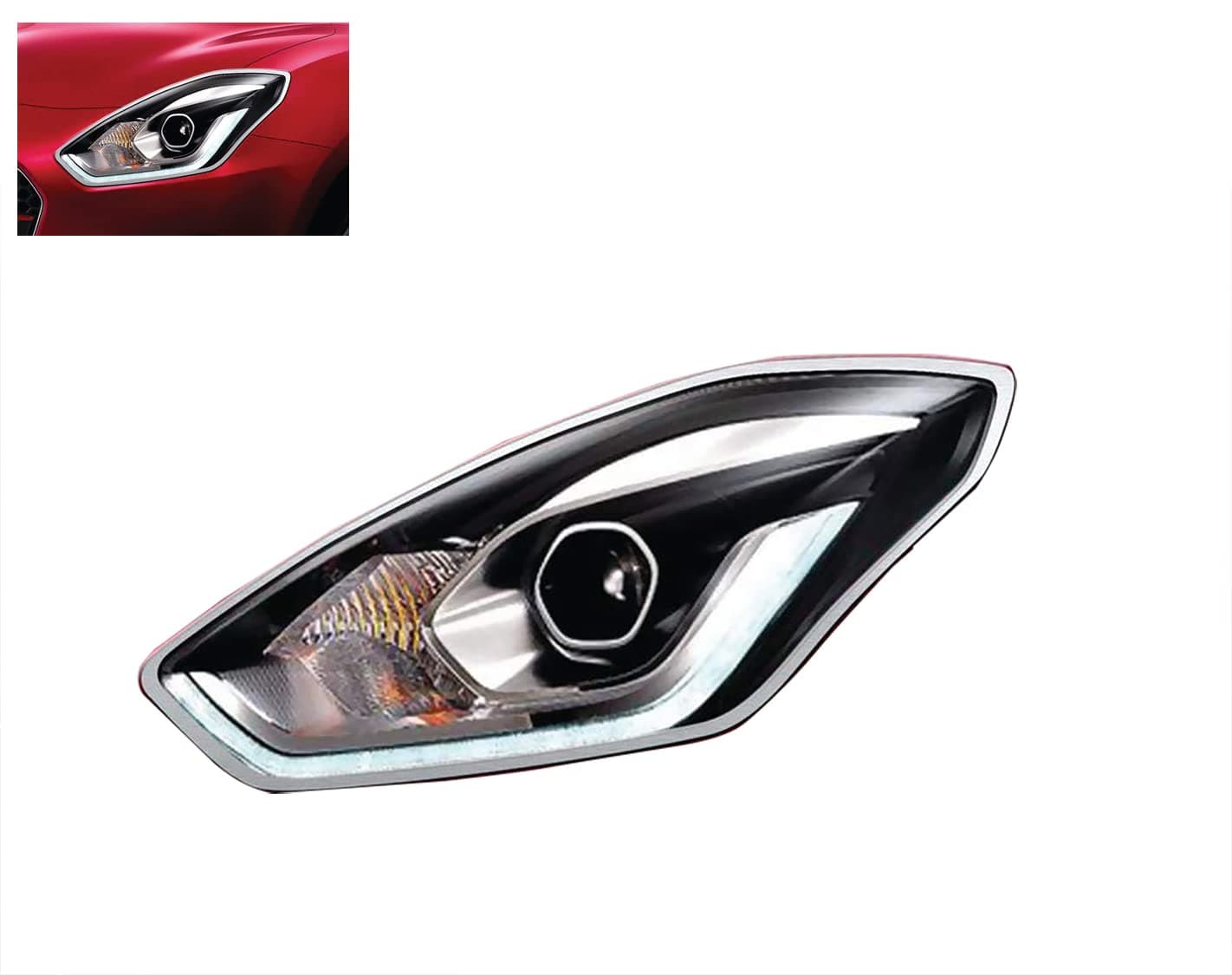 Auto Pearl Car Chrome Accessories for - Swift 2018