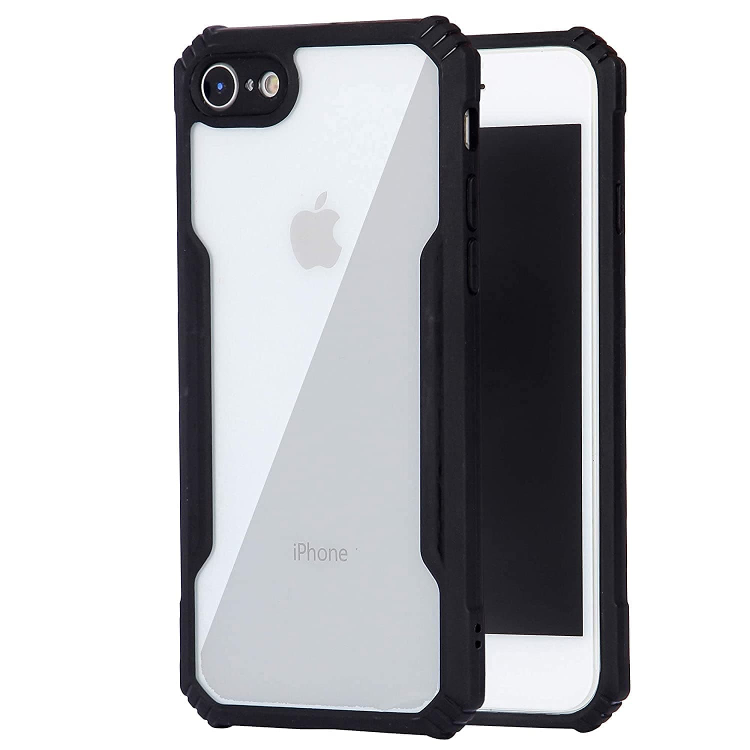 TPU 360 Degree Protection Black Border Back Cover for iPhone 5 | 5S | Se (2016) - Black