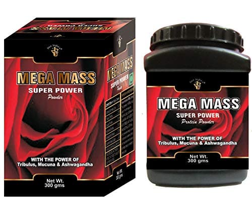 Mega Mass Super Power Powder (300gm) With Extra Power Of Tribulus Kraunch & Ashwagndha