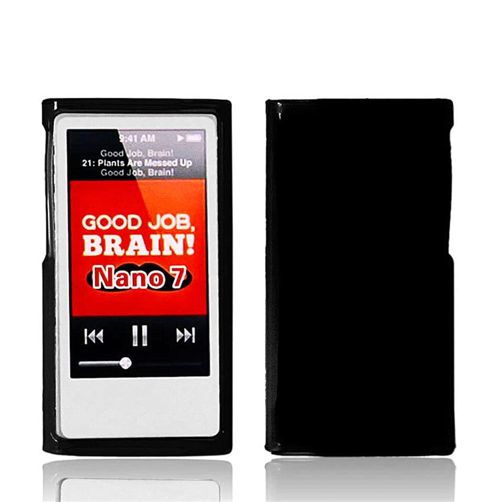 TPU Soft Silicone Bumpers Protective Cover Anti-Scratch Shockproof Case for iPod Nano 7/8 (Black)