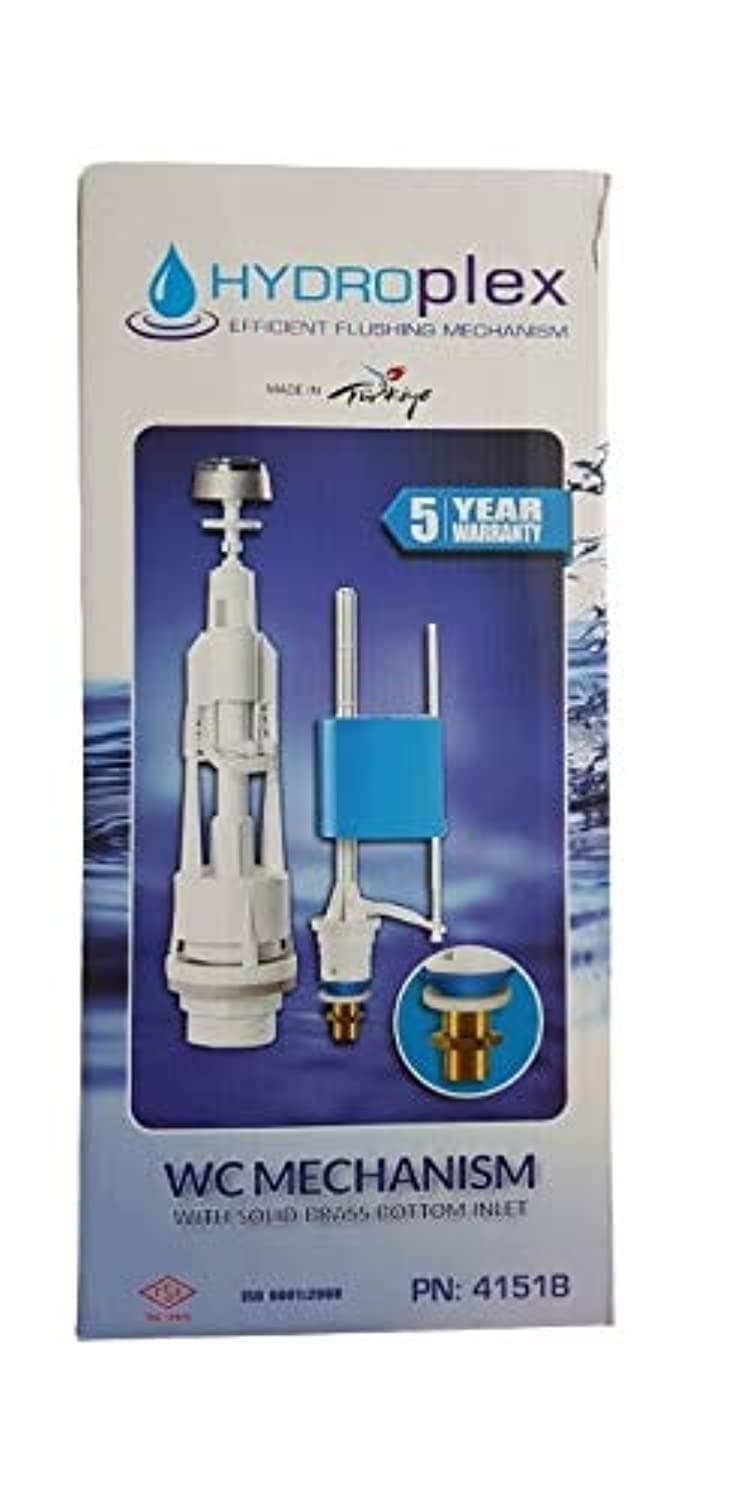Royal Apex Hydroplex Flushing Mechanism WC Mechanism with Solid Brass Bottom Inlet for Toilet 4151B