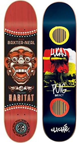 2 Cliche Impact Plus Habitat P2 8.0 Skateboard Deck Lot