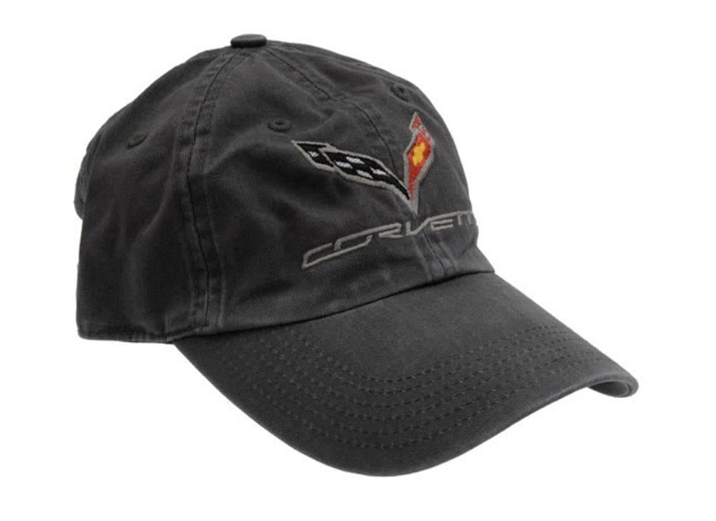 SR1 PerformanceWest Coast Corvette / Camaro C7 Logo - Premium Garment Washed Cap/Hat (Black)