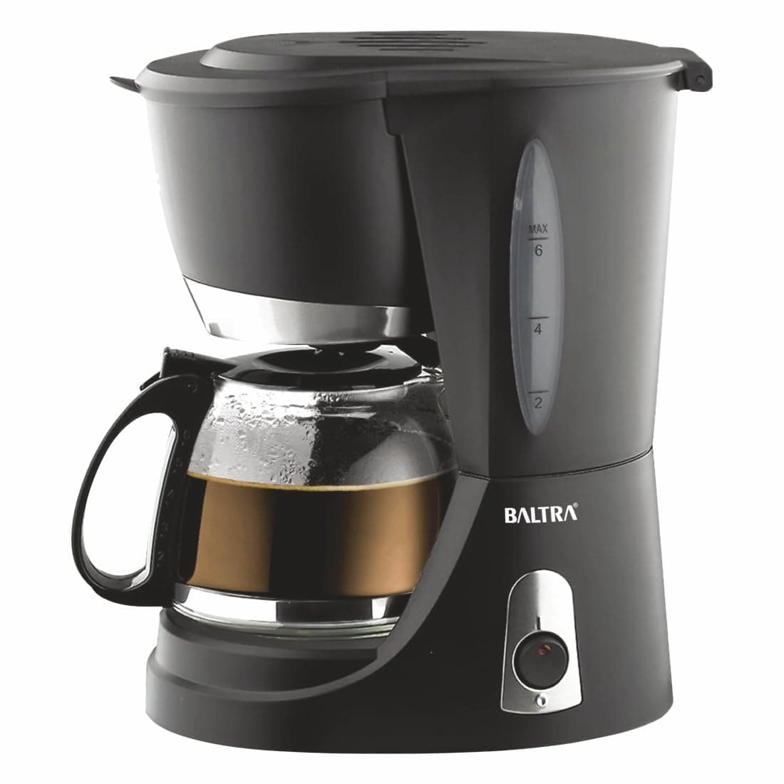 BALTRA KAFE coffee maker | Drip Espresso Coffee Machine For Home | 600W Drip Coffee Maker| 6-Cups Capacity | Anti-Drip Function | Dry Heat Protection | 1-Year Warranty