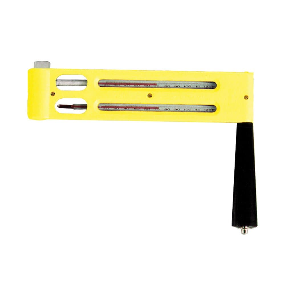 Sper Scientific 736700 Sling Psychrometer -5°C to 50°C - Professional Whirling Hygrometer for Accurate Humidity & Temperature Measurement - Wet & Dry Bulb Thermometer for HVAC & Weather Monitoring