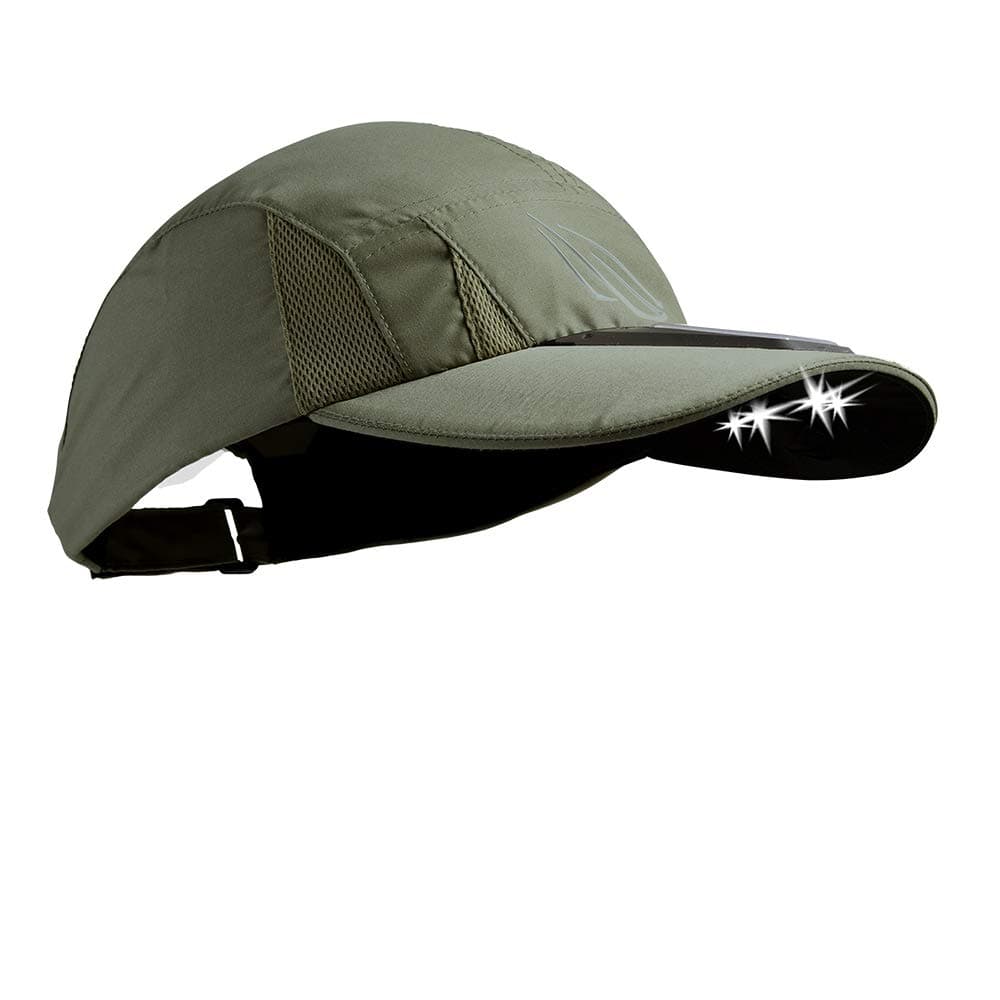 Panther VisionPOWERCAP LED Solar Microfiber 25/75 Ultra-Bright Hands Free Lighted Headlamp Hat