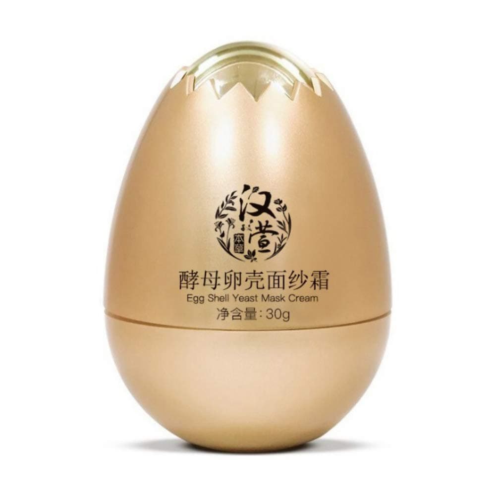 Wishwin Yeast Eggshell Moisturizing Mask Soothe Itchy Dry Skin Improves Skin Texture Hydrating Firming Skin Smooth Fine Lines Anti-Aging Mask