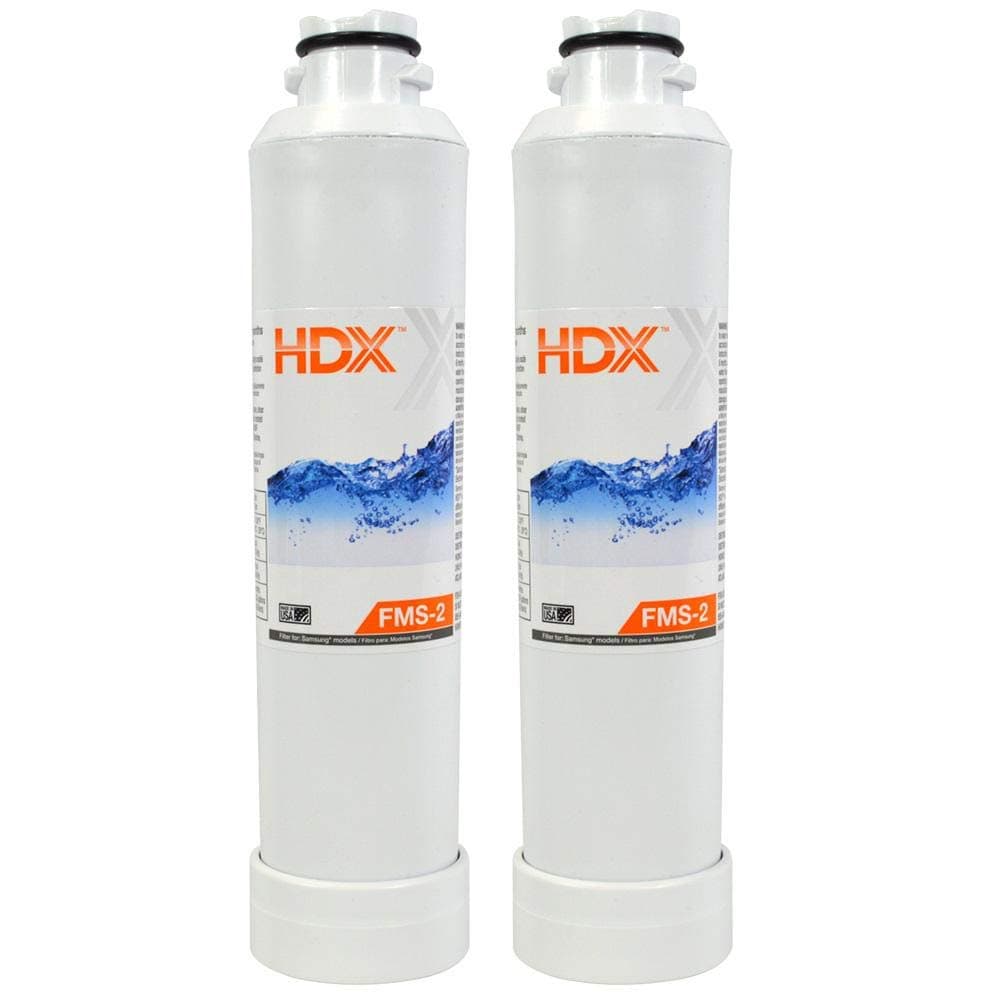 HDX FMS-2 Refrigerator Replacement Filter Fits Samsung HAF-CINS (Value Pack)