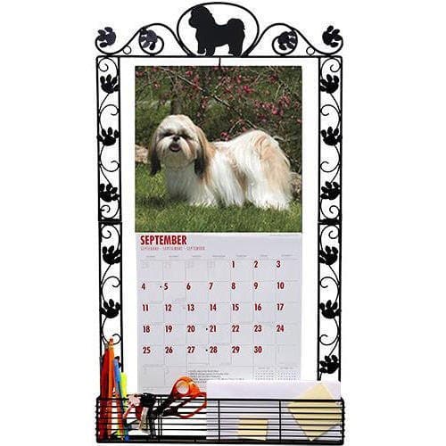 Shih Tzu Metal Calendar Frame