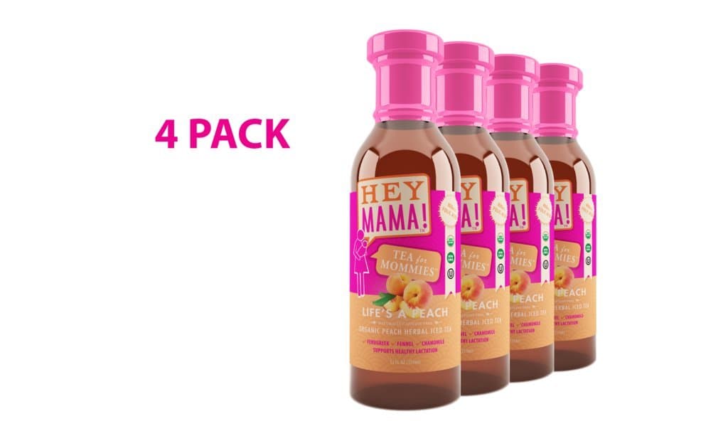 Hey Mama Teas: Life's a Peach- Post Natal Tea 4 Pack Bundle/12 Ounce