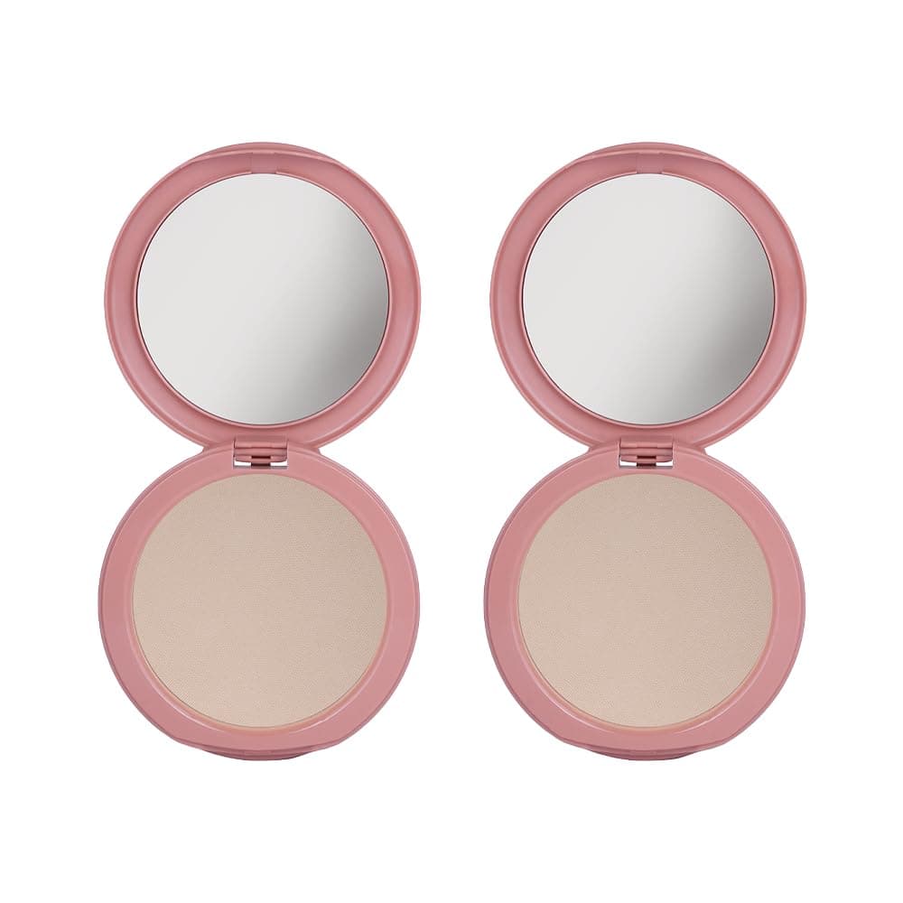 Dazller Classique Compact Powder, 9g - (Pack of 2), 8013 Biscotti, Velvety Natural Finish, Oil-Control, Sebum Absorption Formula, No-makeup look, Emollient-rich