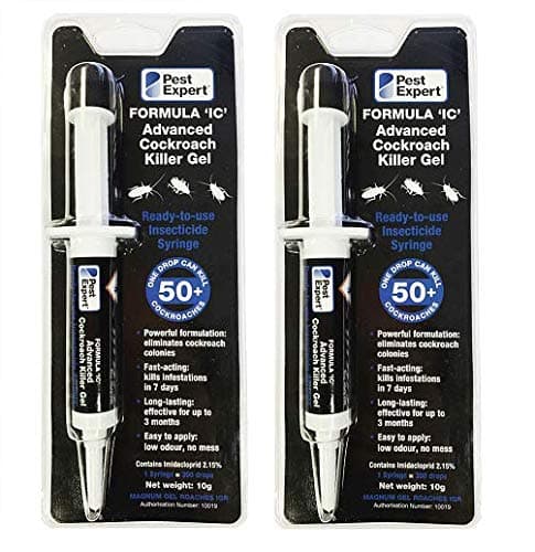 Pest Expert Formula IC Advanced Cockroach Killer Gel Treatment 10g - Maximum Strength Fast Acting Control (2 x 10g)