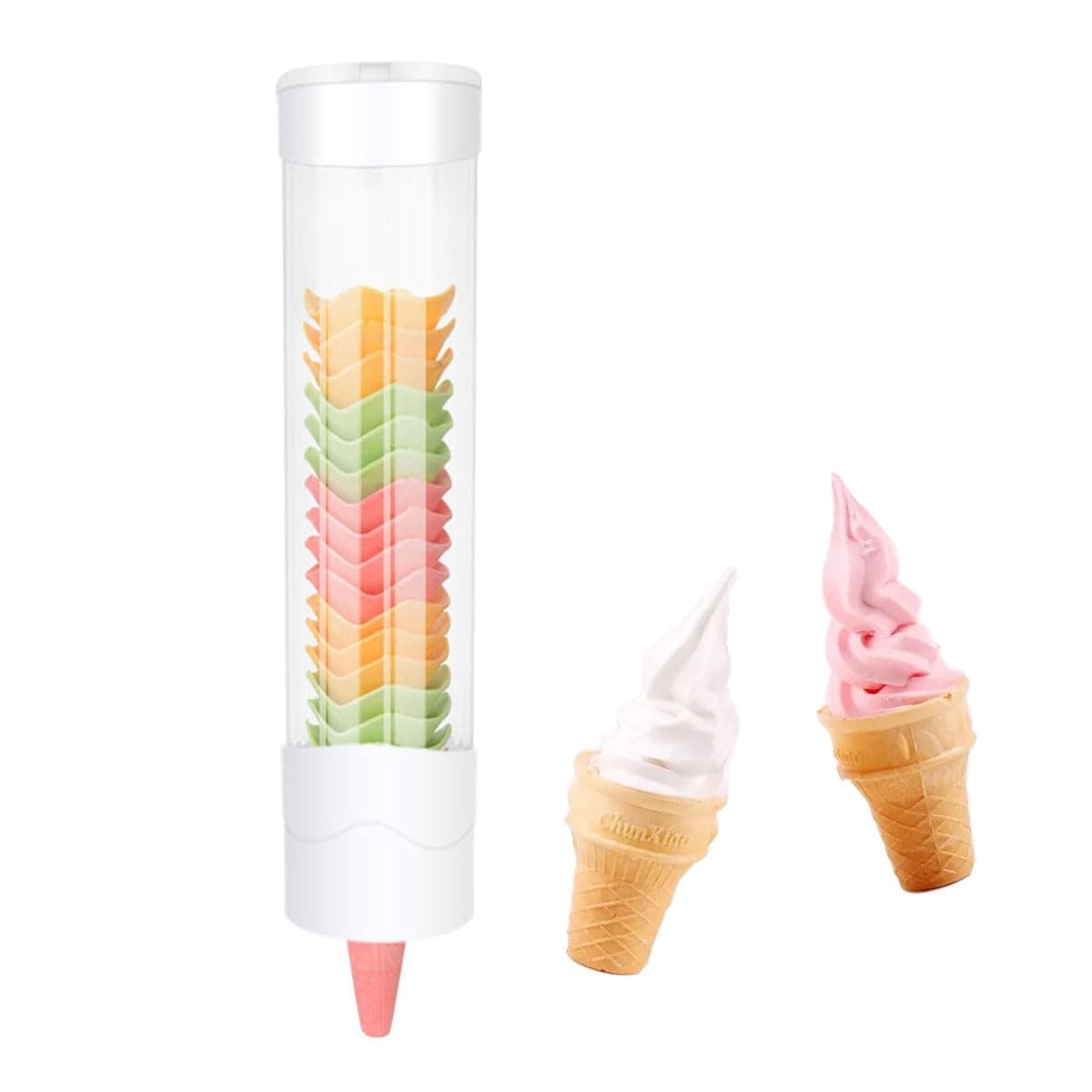 Ice Cream Cones Holder Waffle Cone Stand Egg Dispenser