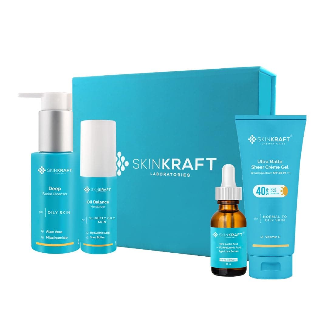 Morning Routine Kit | Daily Skin Care Routine | For Normal - Oily Skin | 4 Products