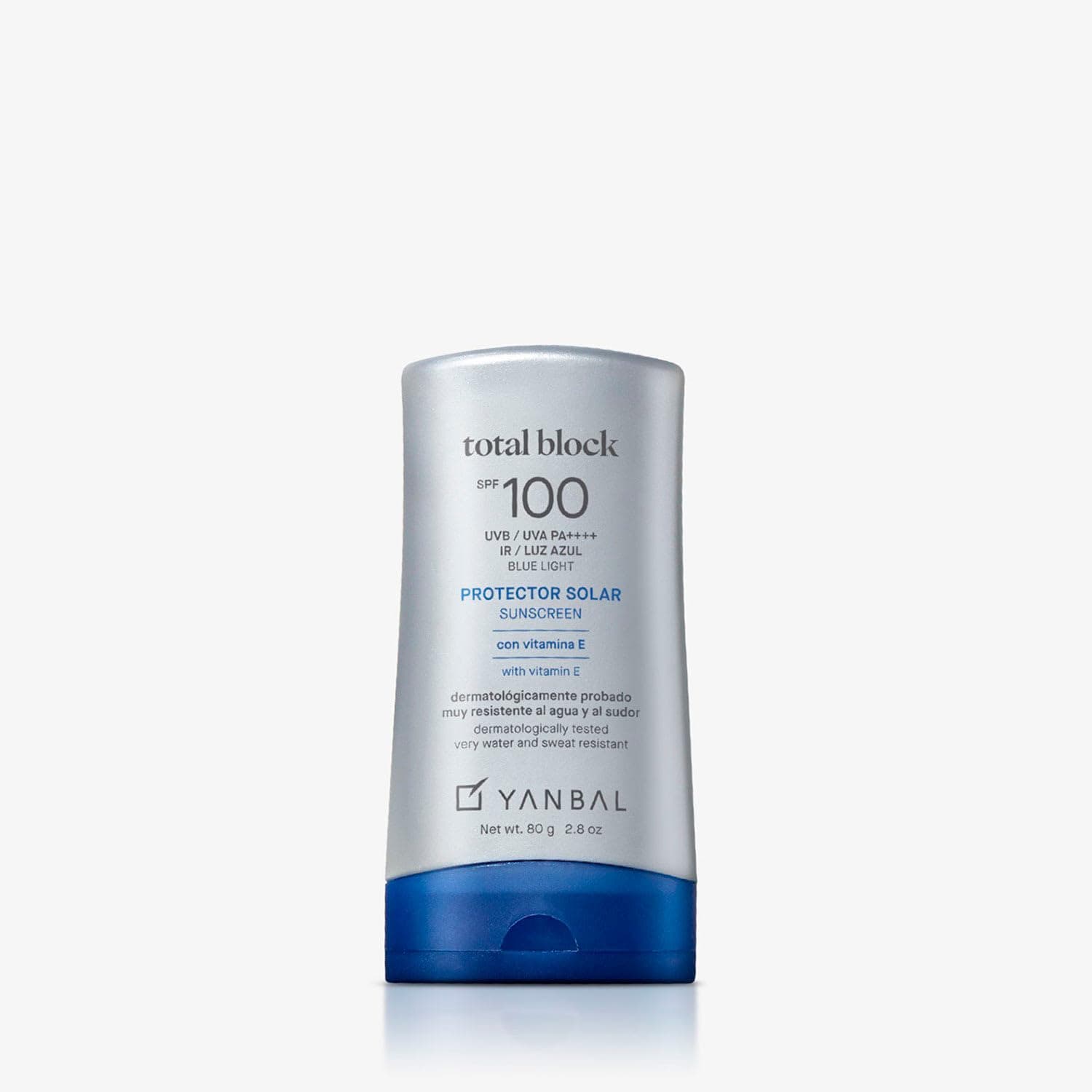TOTAL BLOCK Sunblock SPF100 Blue Light RSF 99 % High Protection by Yanbal
