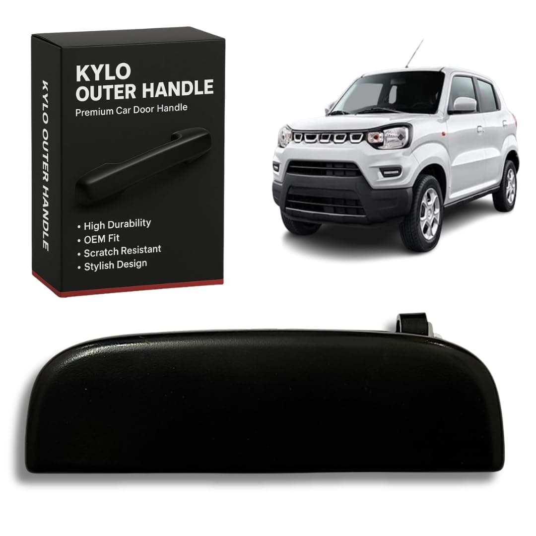 KYLO Front Left Side Car Outer Door Handle| Designed for Easy Installation, Lightweight and Durable Car Handle for (S-Presso, Front - Left) (Model No. 1030 Left)