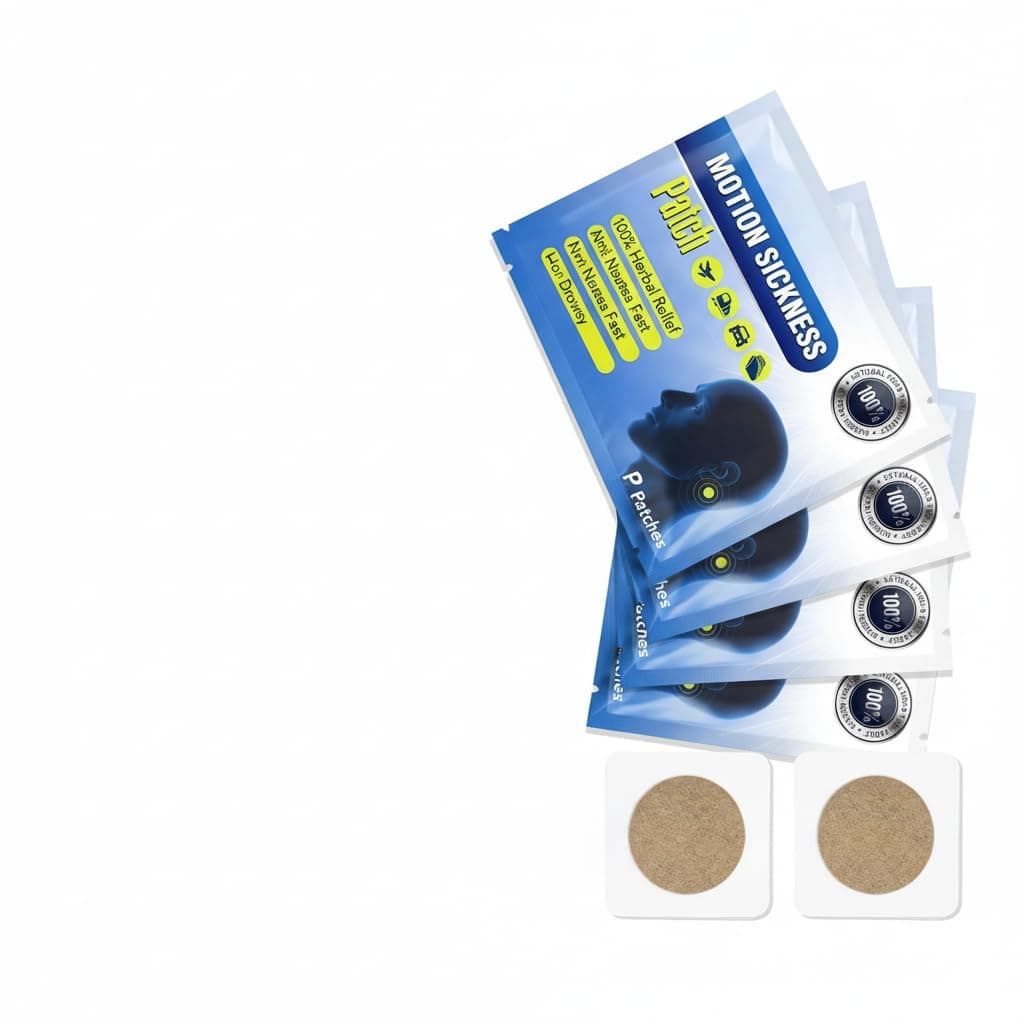 Motion Sickness Patches,80 Count(2 Box) Motion Sickness Patch for Cruise/Dizziness/Vertigo Behind Ear, Motion Sickness Patches for Kids and Adults, Sea Sickness Patches with Non Drowsy, Nausea Relief