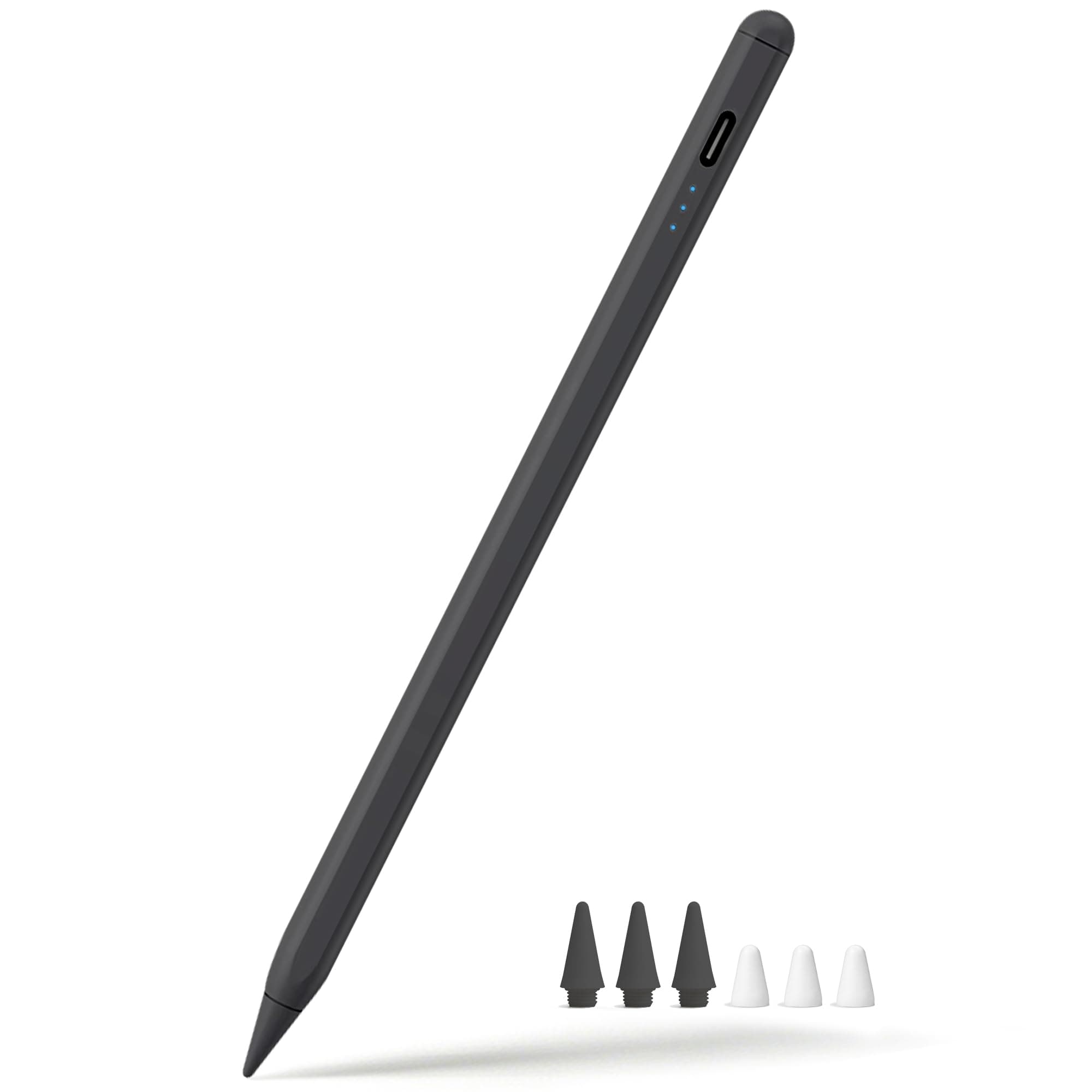 Stylus Pen for iPad 2018-2026, 3X Fast Charge Active Pencil for iPad A16 10th/9th/8th/7th/6th Gen, iPad Air 11/13 M2/M3/5/4/3, Pro 11/12.9/13 M4, Mini 5/6/A17 Pro, w/Palm Rejection &Tilt Sensitivity