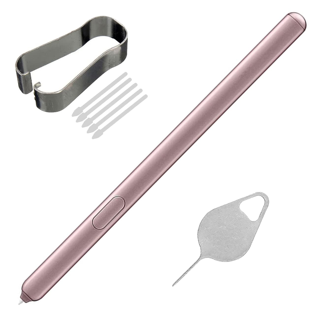 Galaxy Tab S6 Stylus T860 T865 S Pen Replacement Touch Pen for Samsung Galaxy Tab S6 SM-T860 SM-T865 10.5" with S6 EJ-PT860BAEGUJ Pen Tips Tweezer S6 T860 Pen Repair Part (Rose Blush)