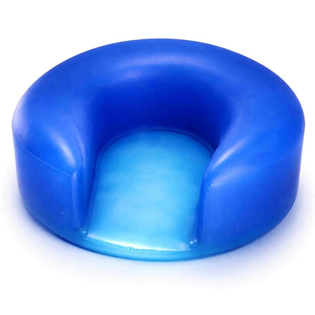 Open Head Gel Support Large | Medical Grade Silicone OT Positioning Cushion | Pressure Relief Head Ring for Surgery, ICU & Anesthesia (close Head- Horse Shoe)