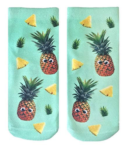 Googly Pineapples Ankle Socks by Living Royal