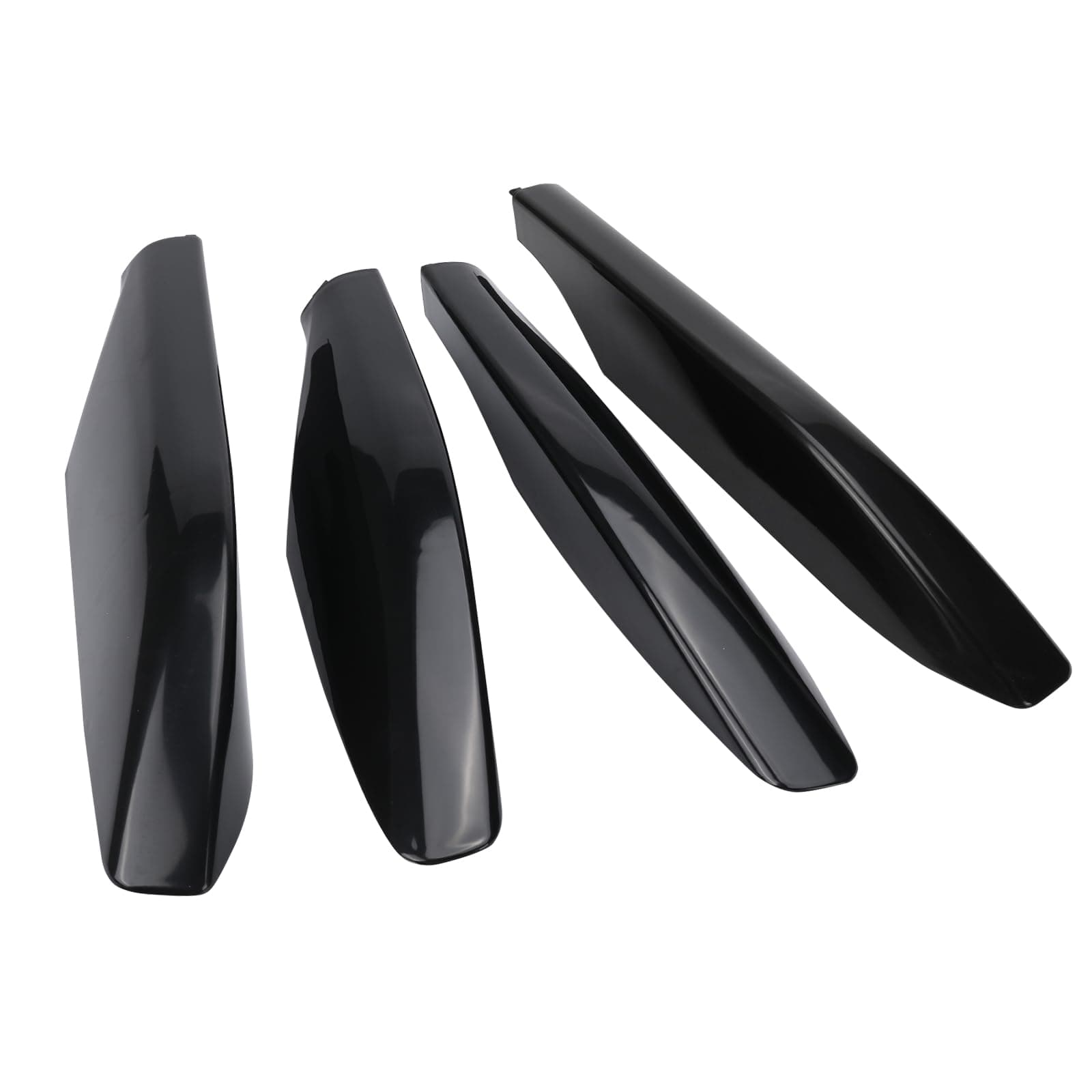 4 Pcs Roof Rack Rail Leg End Cover Shell Compatible with Toyota Land Cruiser Prado 120 Lexus GX470 2003-2009, Top Side Roof Luggage Cargo Rack Rail End Cover Cap Shell Trim, Replaces OE# (Black)