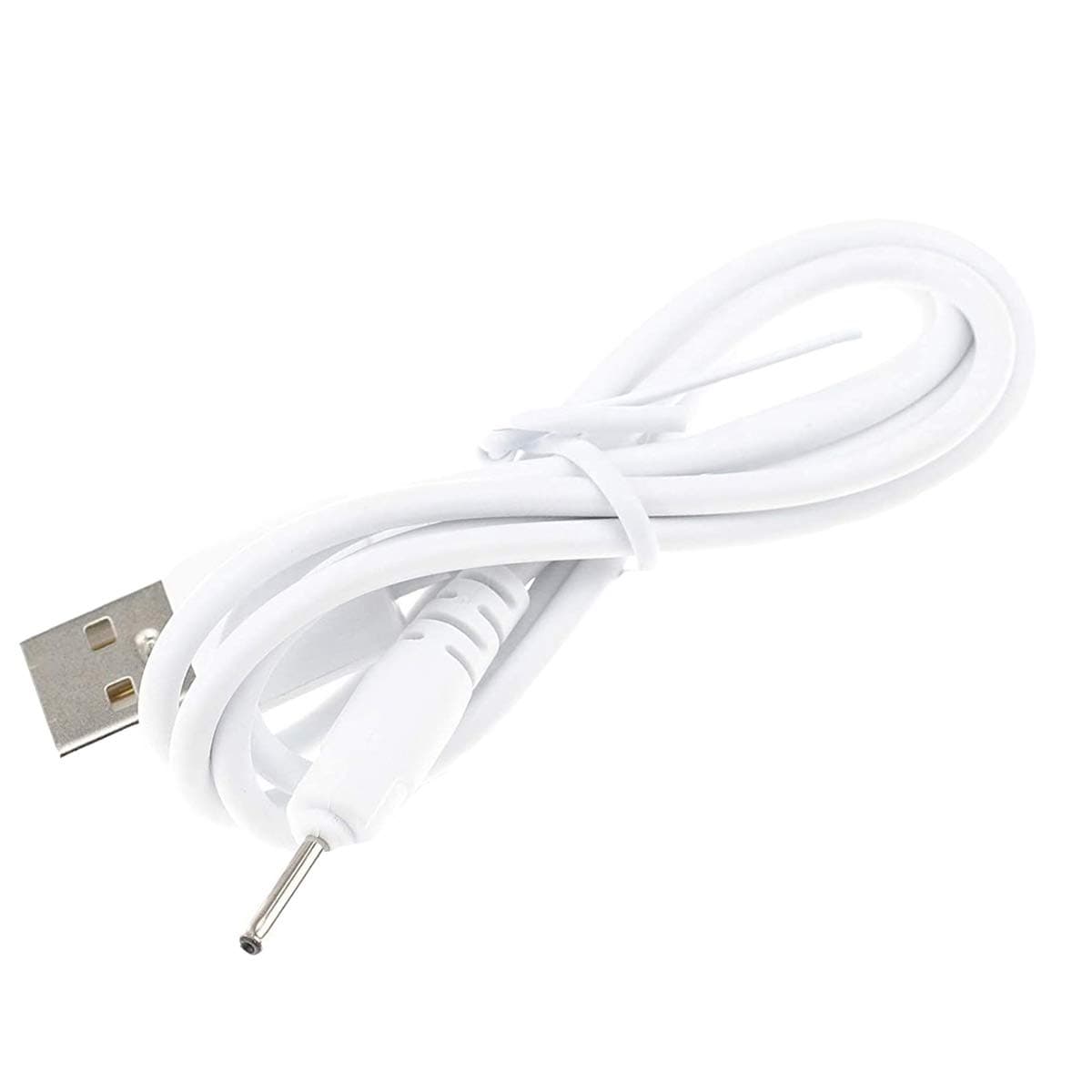 TenCloud DC 2.0mm Jack Charger Port 100CM USB Charge Replacement Power Cable Compatible with Beats Solo HD505 Headphones NOT for Dr. Dre Powerbeats3 (White)