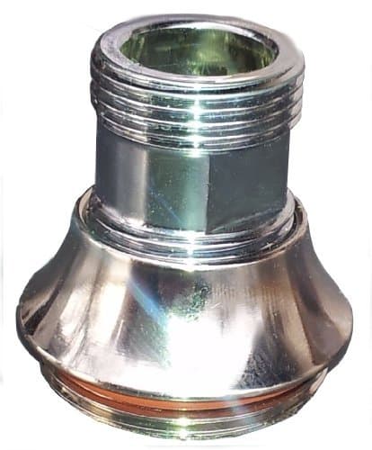 M15 Male x M22 Male, Thread Adapter for Aerator Threads in faucets, Often Used in 3-Way faucets for Filter or Osmosis outlets, Metric Adapter