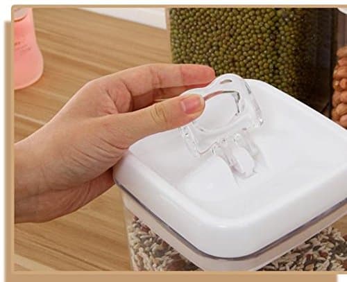 Canister Storage Jar Container Plastic For Food And Candy / Tea Caning Kitchen Accessories