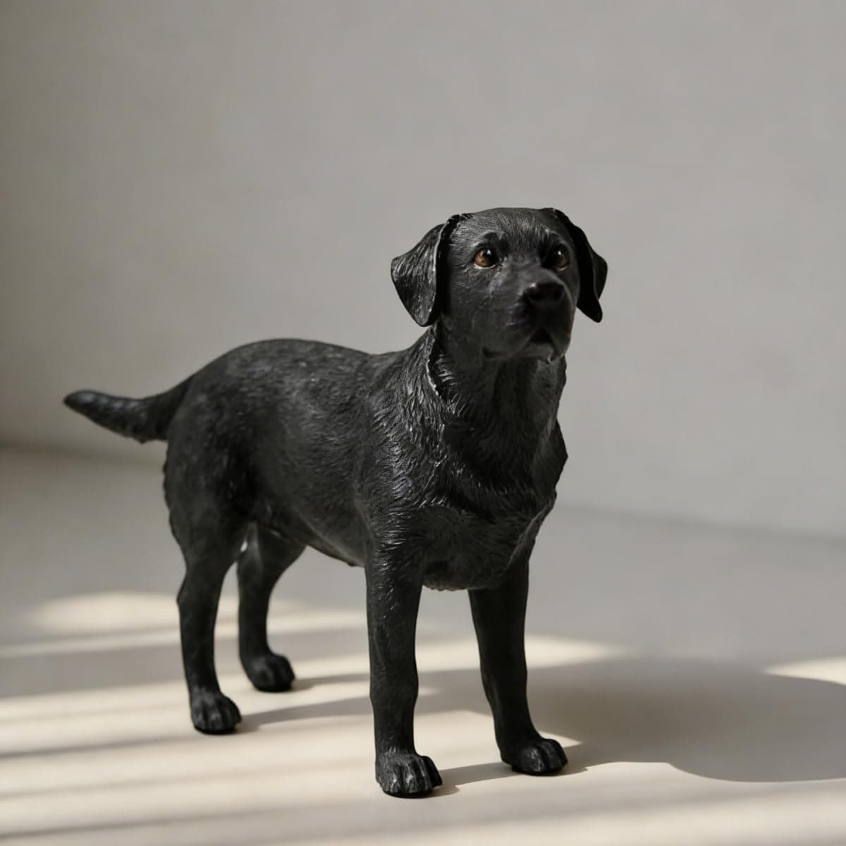 Artgenius Black Labrador Dog Figurine Small,Standing
