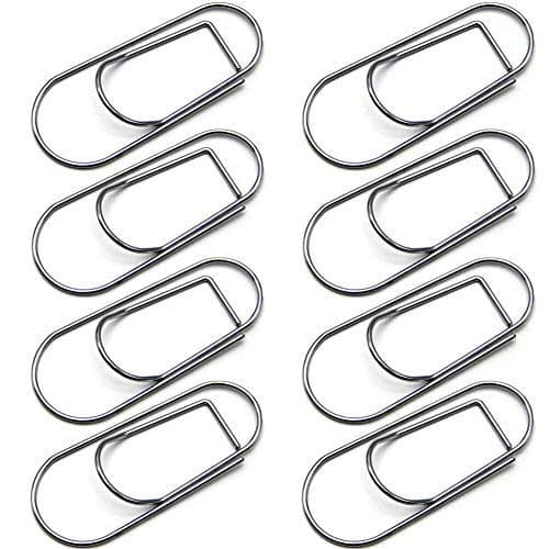 20 Pack Pen Holder for Notebook Journals,Stainless Pen Holder Clip for Paper Clipboard Christmas Pictures,Fits Almost Any Pen Size