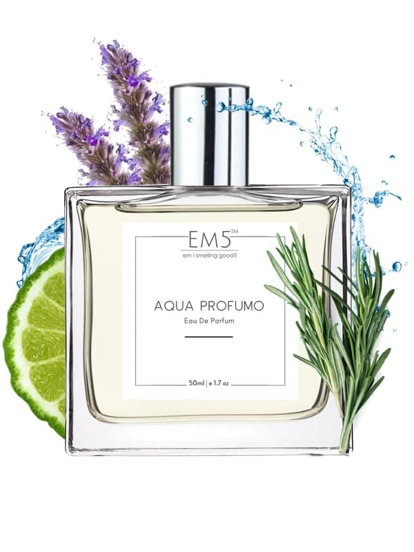 Aqua Profumo Perfume for Men | Eau de Parfum Spray | Amber Marine Fresh Spicy Fragrance | Luxury Gift for Him