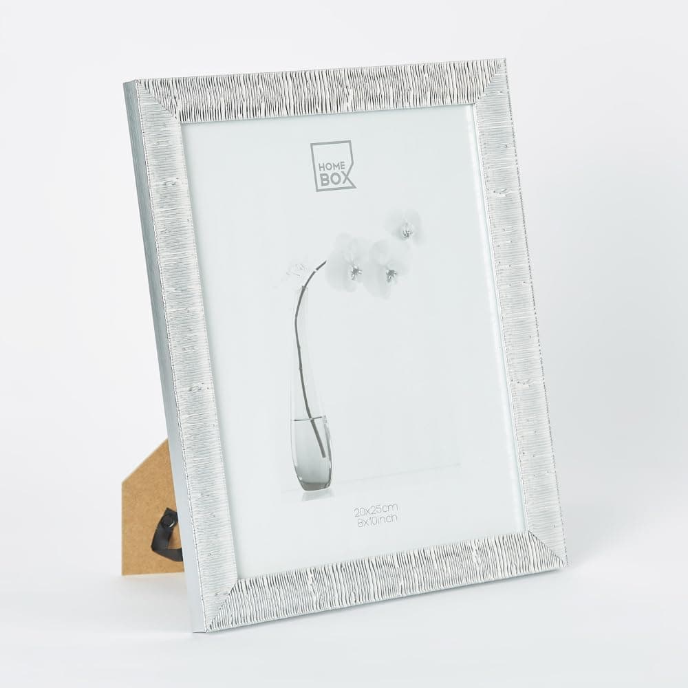 Waterford Textured Picture Frame - 8x10 inches Silver