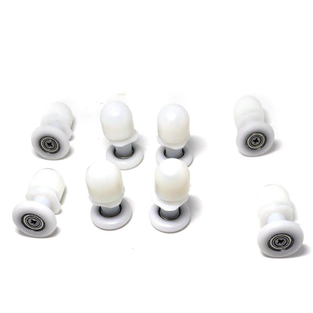 10x Singel Shower Door ROLLERS/Runners/Wheels 20mm wheel Sliding Room Roller