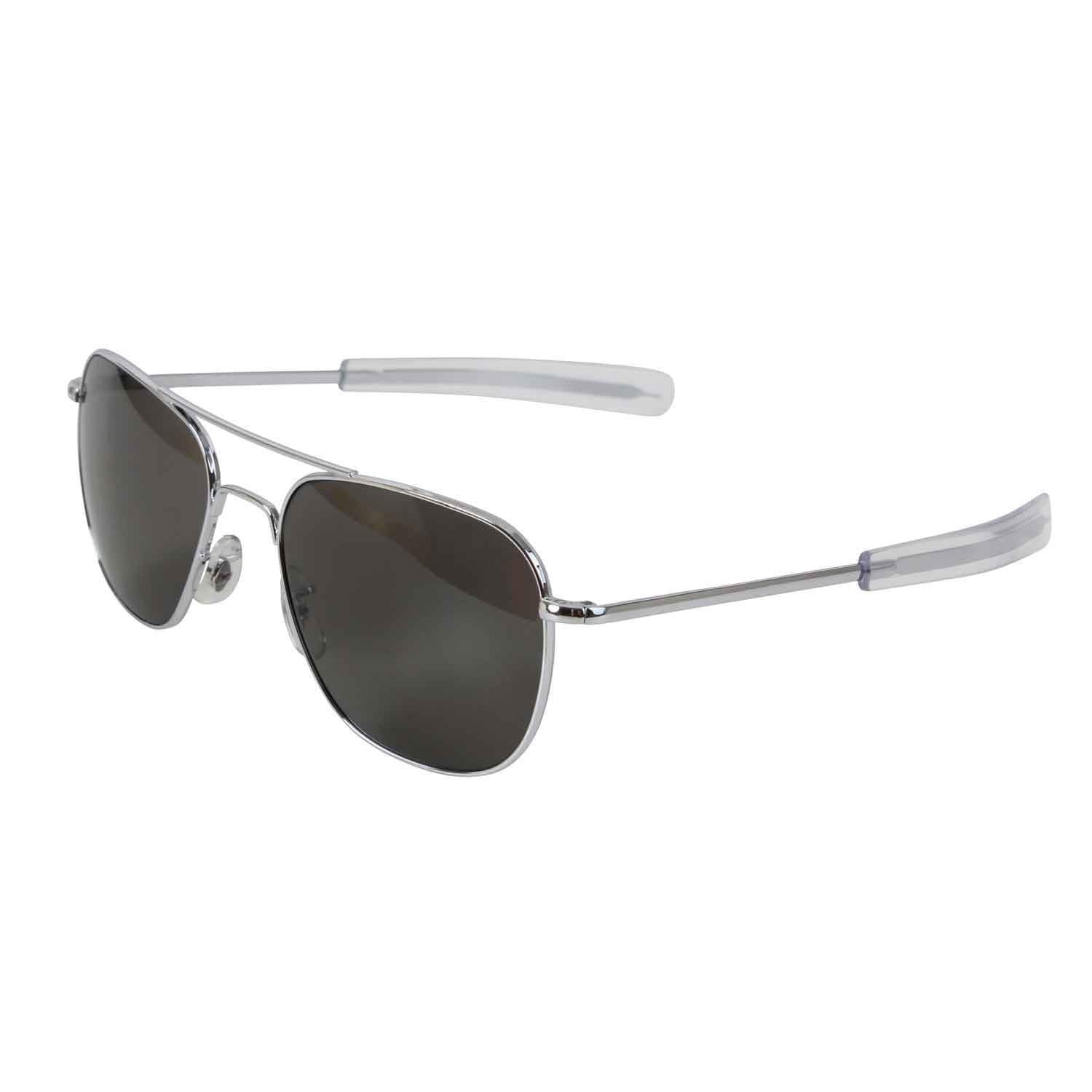 American Optics Chrome GI 57mm Air Force Pilots Sunglasses