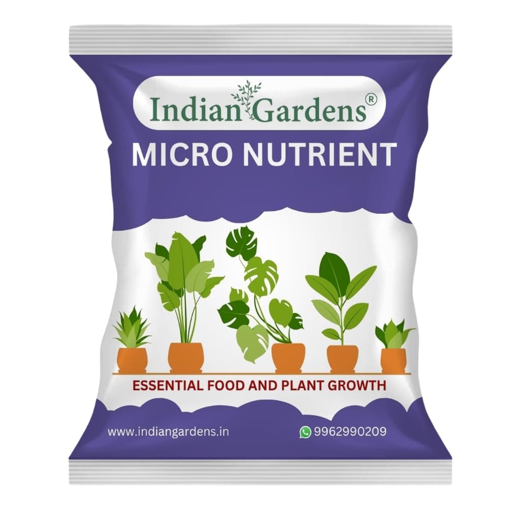 Indian Gardens - Micro Nutrient Fertilizer | Soil Applicant | Premium Essential Plant Food | Home Gardens for All Plants - 900 Grams