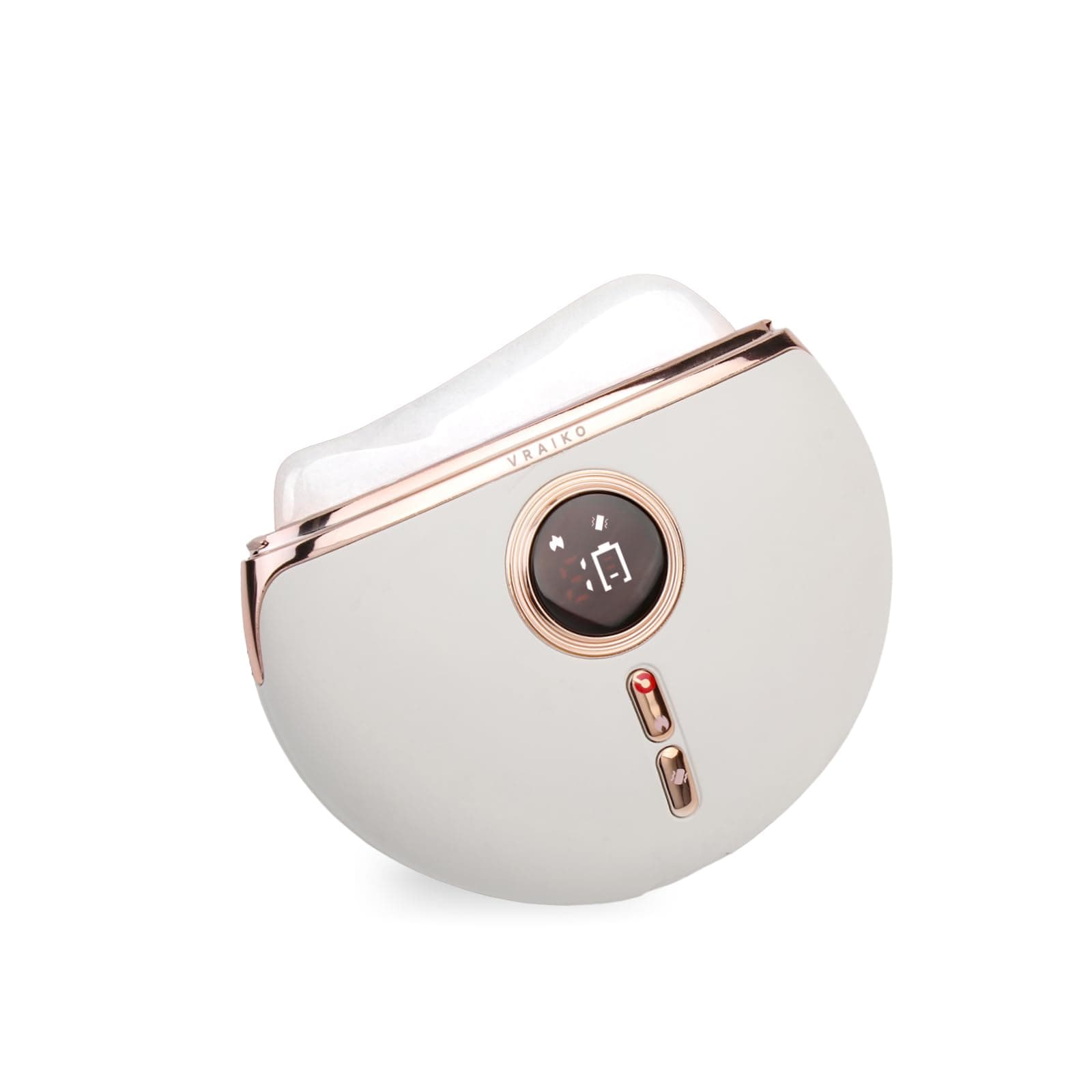 VRAIKO Aurora LED Gua Sha Device, Jade Stone Gua Sha Facial Tool with Heat and Vibration, Face Massager for Anti-Aging Wrinkles Puffiness Skin Rejuvenation and Toning (AURORA)