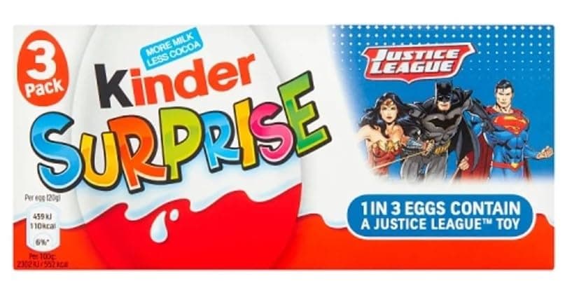 2 x Kinder Surprise Eggs 3 x 20 (60g) Delicious Special For Easter Tasty And Twisty Treat Gift Hamper, Christmas,Birthday,Easter Gift Sold By Kidzbuzz