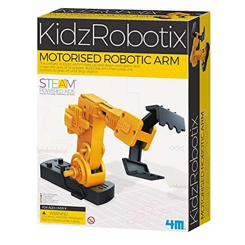 Toysmith 4M Motorized Robotic Claw Arm Kids Science Kit